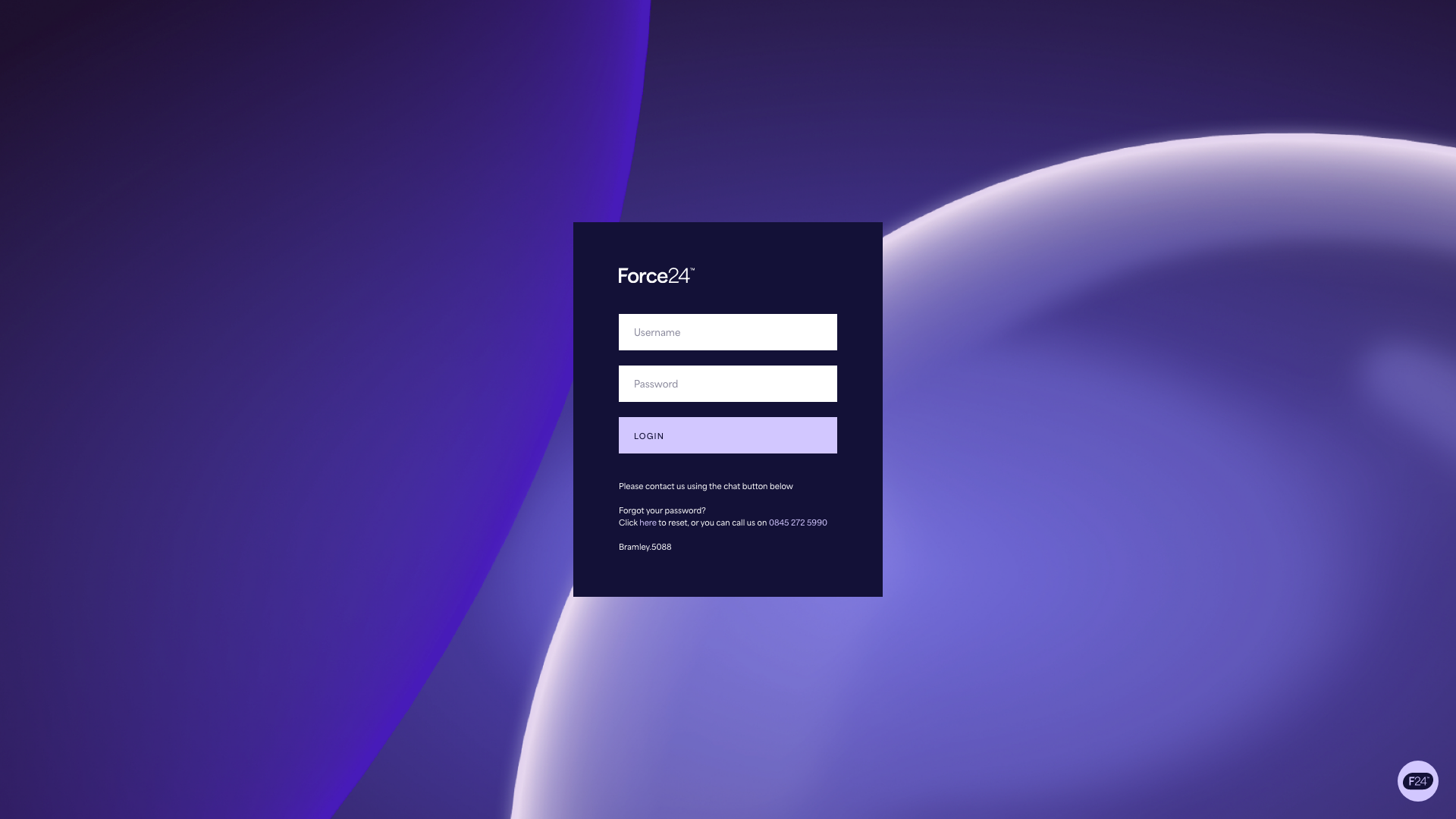 Login Screen – After